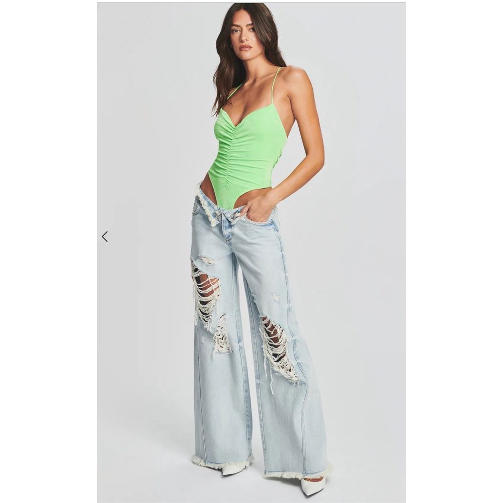 Ser.O.Ya Coral Bodysuit Lime Size M - Picture 5 of 10